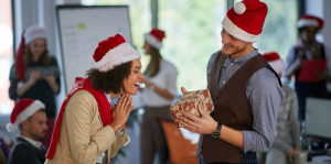 Presentes de Natal para os funcionários